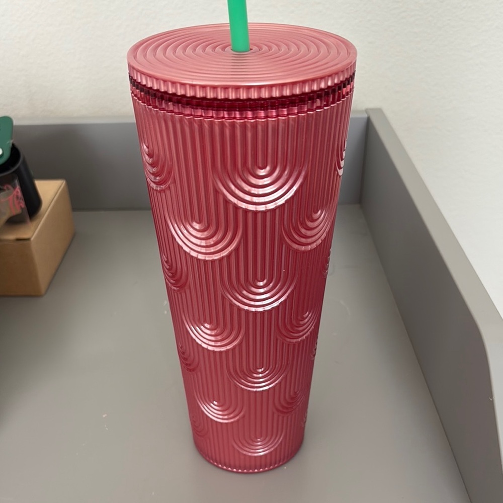 Starbucks Pink Geometric Drinkware Tumbler